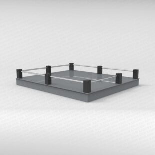 Ограда гранитная с трубой нержавейкой