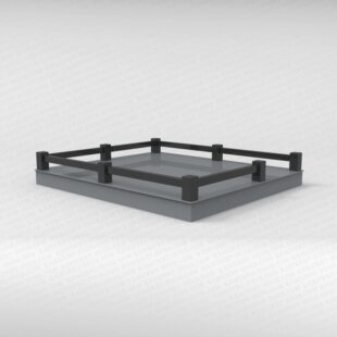 Ограда гранитная подвесная