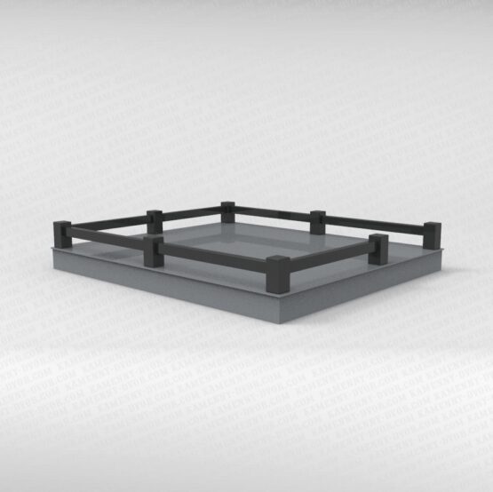 Ограда гранитная подвесная