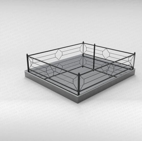 Ограда металлическая №11