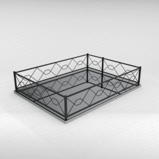 Ограда металлическая №6