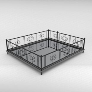 Ограда металлическая №9