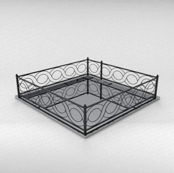 Ограда металлическая №12