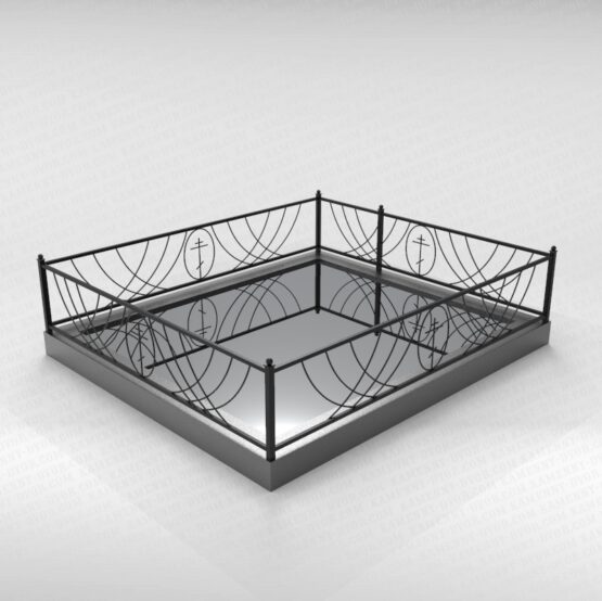 Ограда металлическая №19