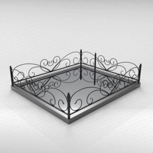 Ограда металлическая №20