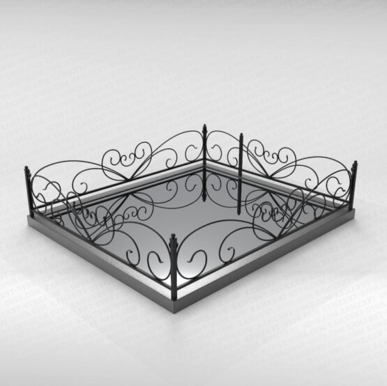 Ограда металлическая №20