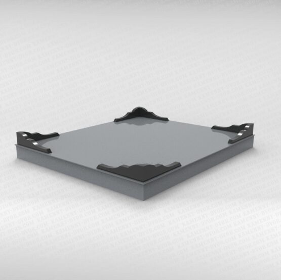 Ограда гранитная №1