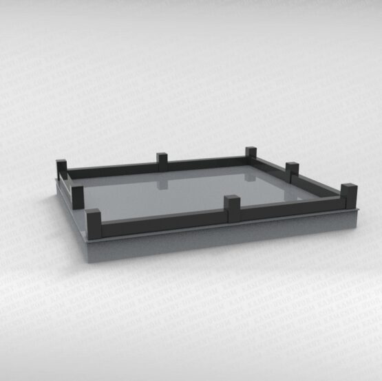 Ограда гранитная №1 c подложками